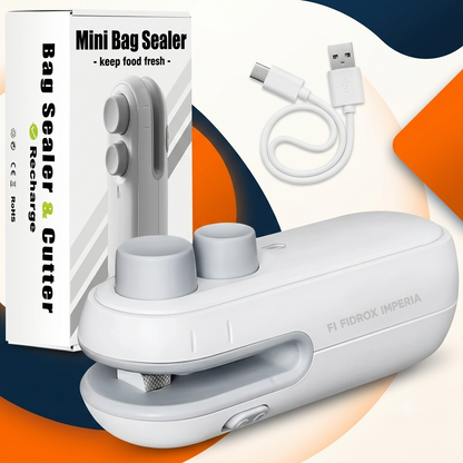 2-in-1 USB Mini Bag Sealer & Cutter