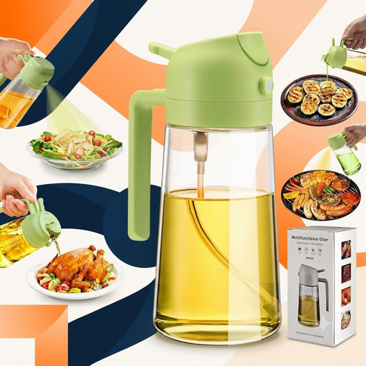 Multi-Function Oil Spray & Pour Bottle
